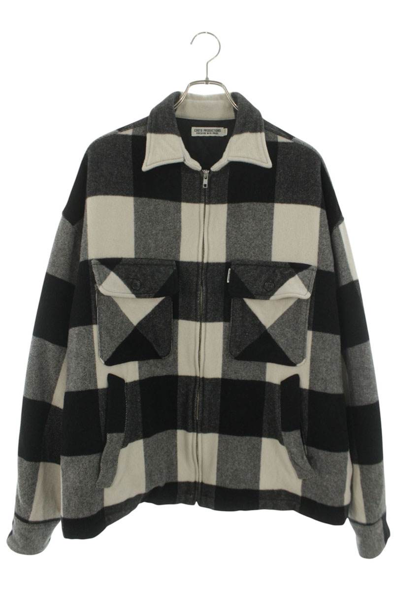 COOTIE 23AW Buffalo Check Wool CPO Jacket Multi Size XL