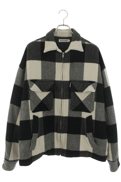 COOTIE 23AW Buffalo Check Wool CPO Jacket Multi Size XL