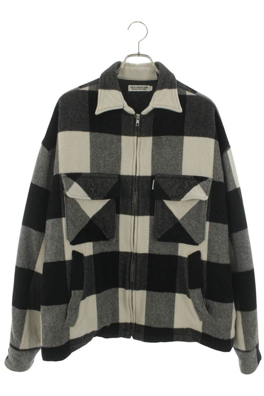COOTIE 23AW Buffalo Check Wool CPO Jacket Multi Size XL