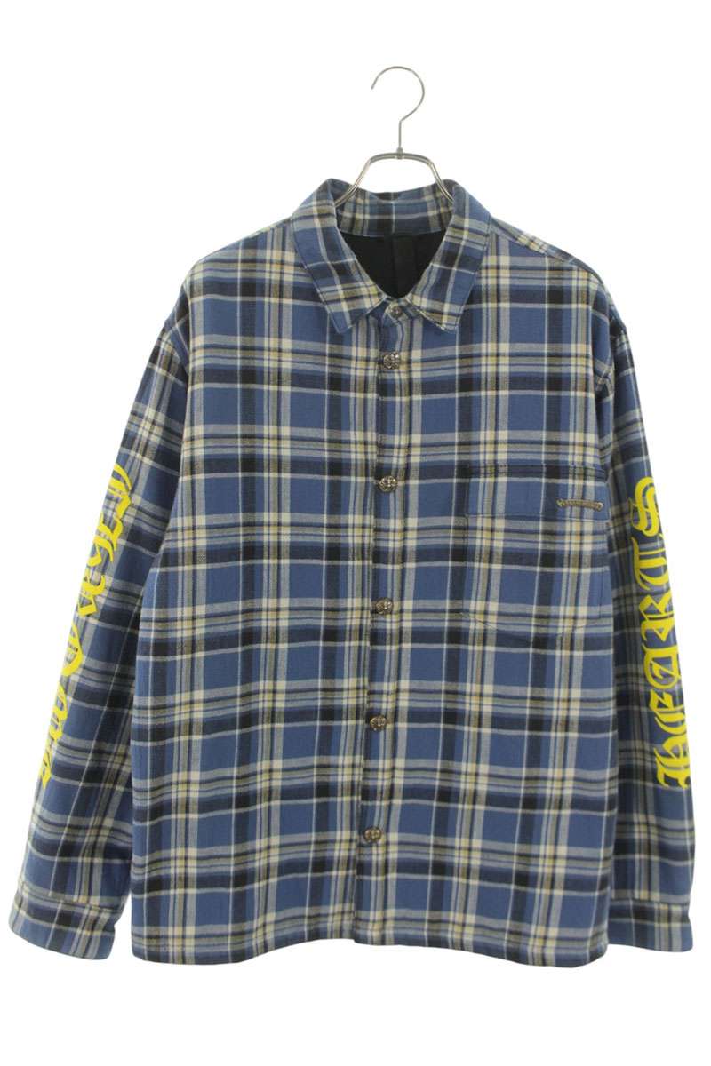 Chrome Hearts WORKN JNKYD PLD Check Shirt Blouson Size XL