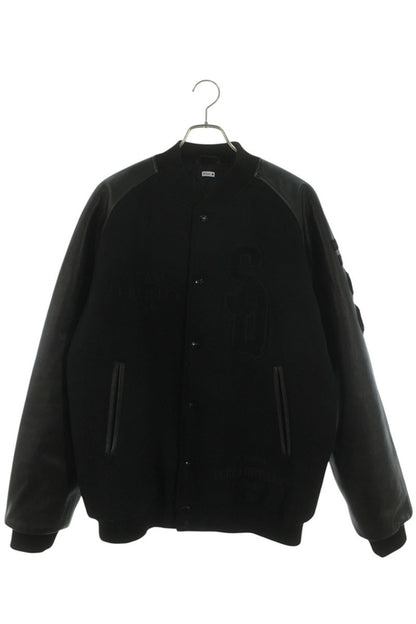 SEQUEL 23AW Fragment Leather Sleeve Varsity Jacket Size XL