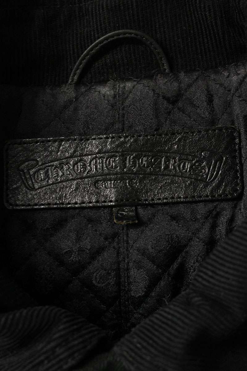 Chrome Hearts SOAP ON A ROPE Leather Denim Jacket Size S
