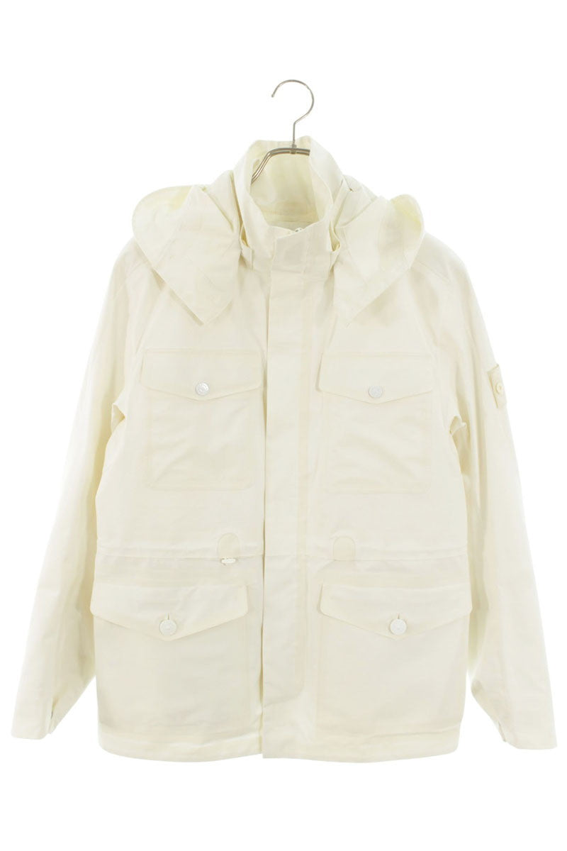 STONEISLAND GHOST PIECE Nylon Down Liner Jacket White Size S