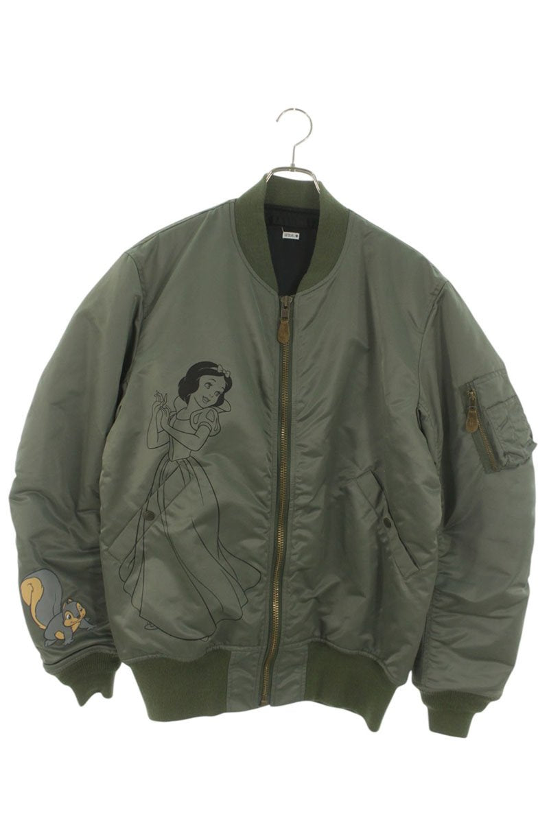 SEQUEL 24AW SNOW WHITE MA-1 Jacket Khaki Size L