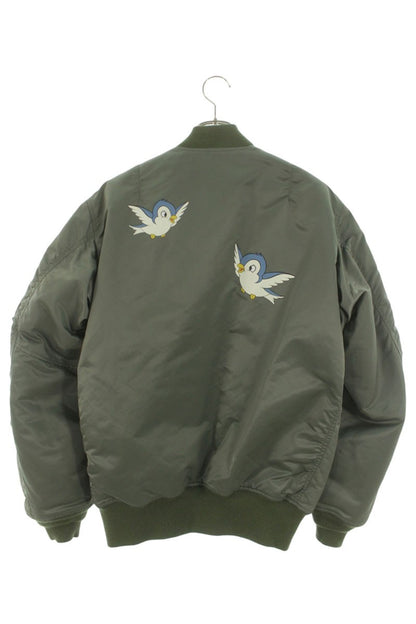 SEQUEL 24AW SNOW WHITE MA-1 Jacket Khaki Size L