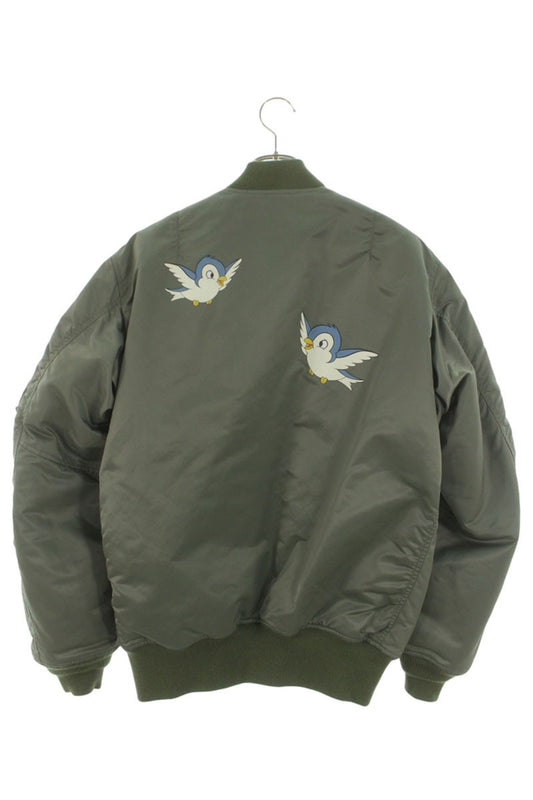 SEQUEL 24AW SNOW WHITE MA-1 Jacket Khaki Size L