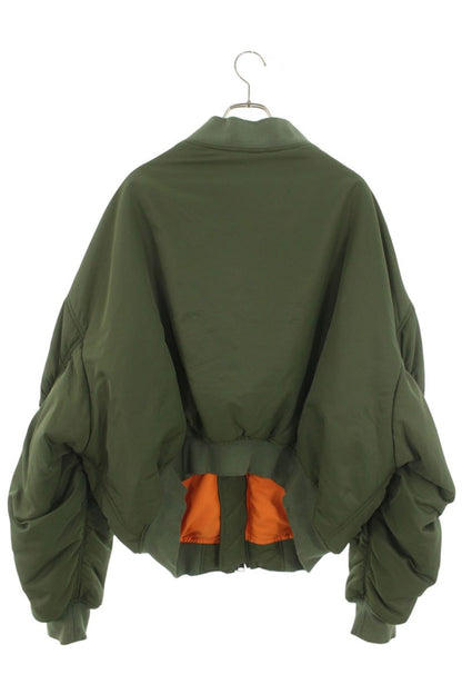 BALENCIAGA Off-Shoulder Bomber Blouson Size S