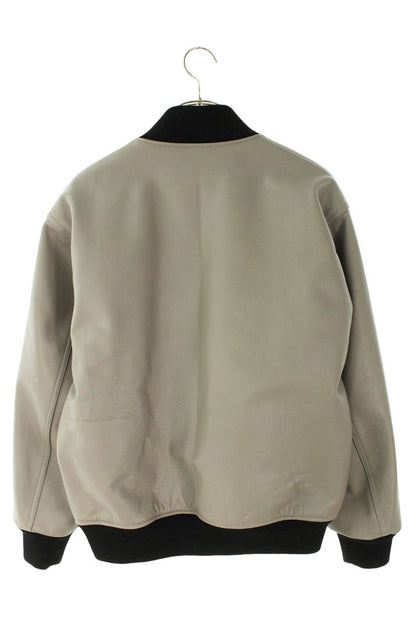 Wacko Maria 24AW Leather Blouson Gray x Black x Beige Size M