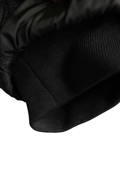PRADA Triangle Plate Belted Nylon Jacket Black Size M