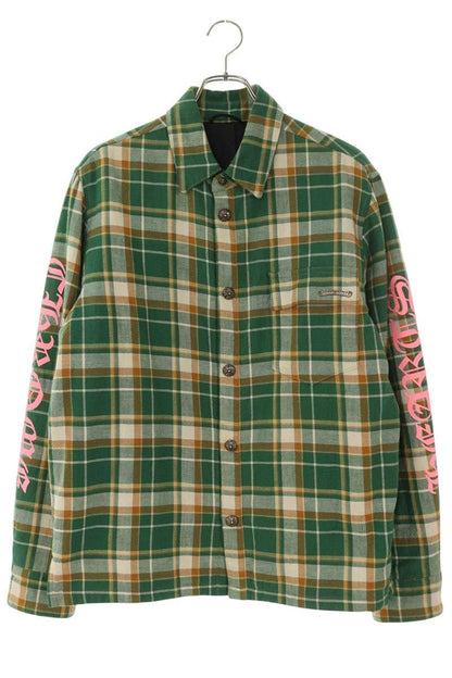 Chrome Hearts WORKN JNKYD PLD Sleeve Logo Shirt Size M