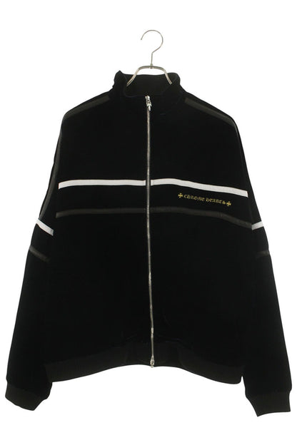 Chrome Hearts VELVET TRACKSUIT JACKET Navy Size L