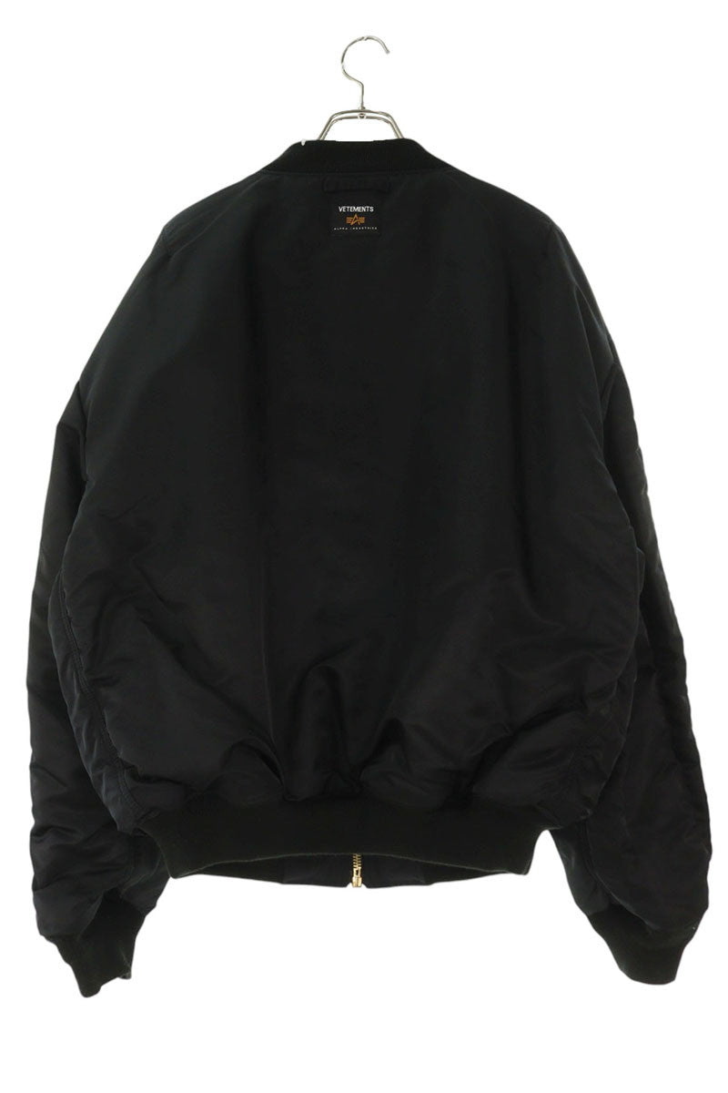 VETEMENTS x ALPHA 18AW Reversible Patchwork Bomber Size XS