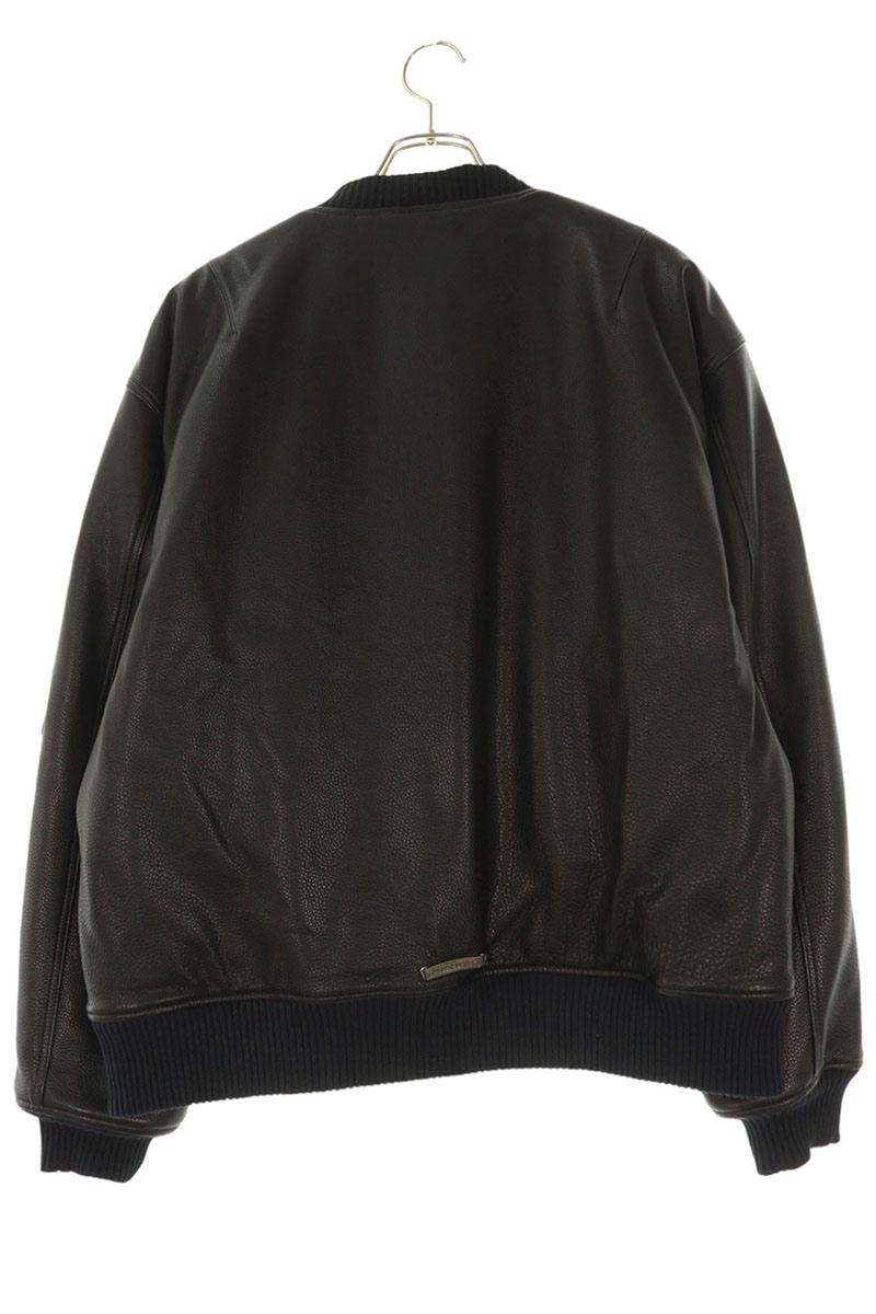 Chrome Hearts ON TARGET CH Leather Logo Patch Bomber Size L