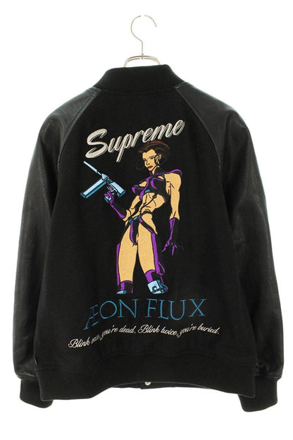 Supreme 22SS Aeon Flux Varsity Jacket Blouson Black Size M