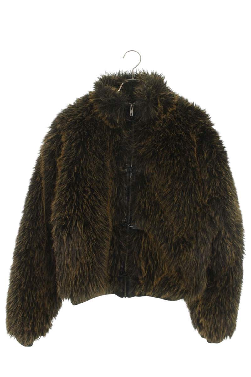 JADED LONDON Mendoza Faux Fur Fireman Jacket Brown Size S