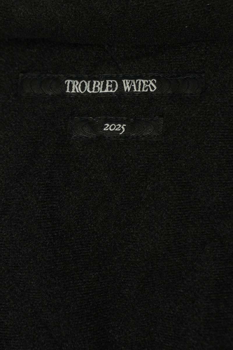 Troubled Waters Distressed Hooded Gas Mask Jacket Size S