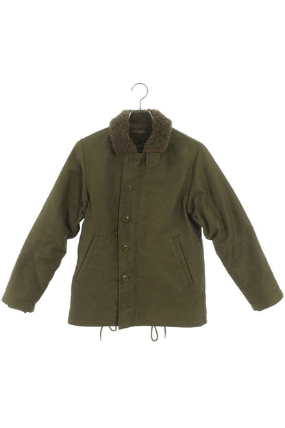 FINDERS KEEPERS Lined Boa Military Blouson Khaki Size S