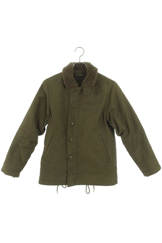FINDERS KEEPERS Lined Boa Military Blouson Khaki Size S
