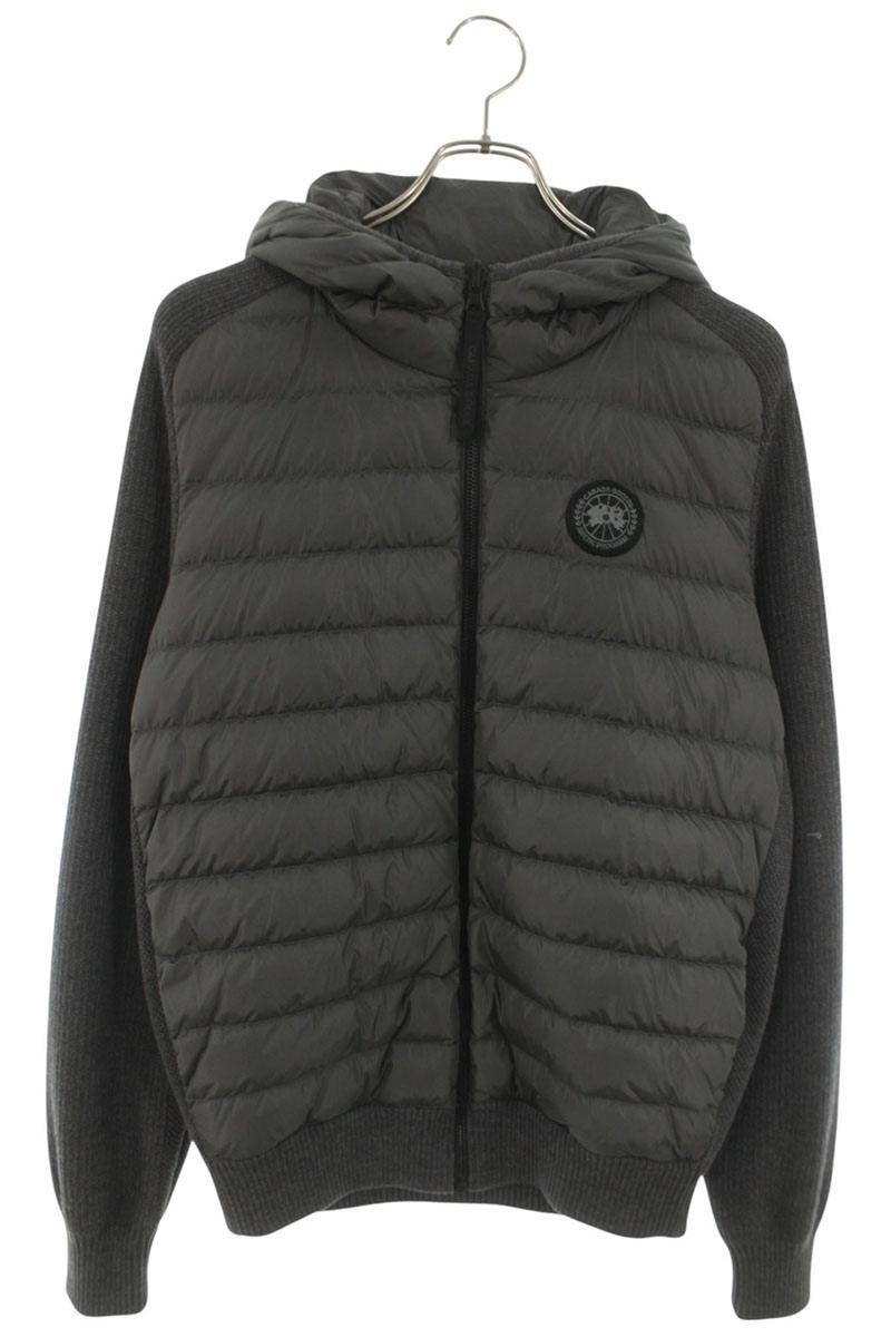 CANADA GOOSE Reversible Down Blouson Knit Sleeves Size L