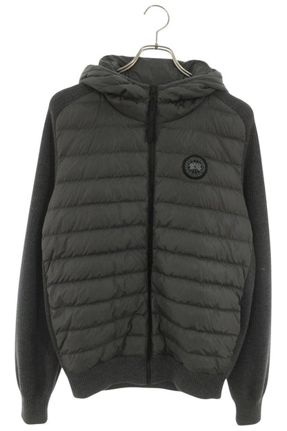 CANADA GOOSE Reversible Down Blouson Knit Sleeves Size L