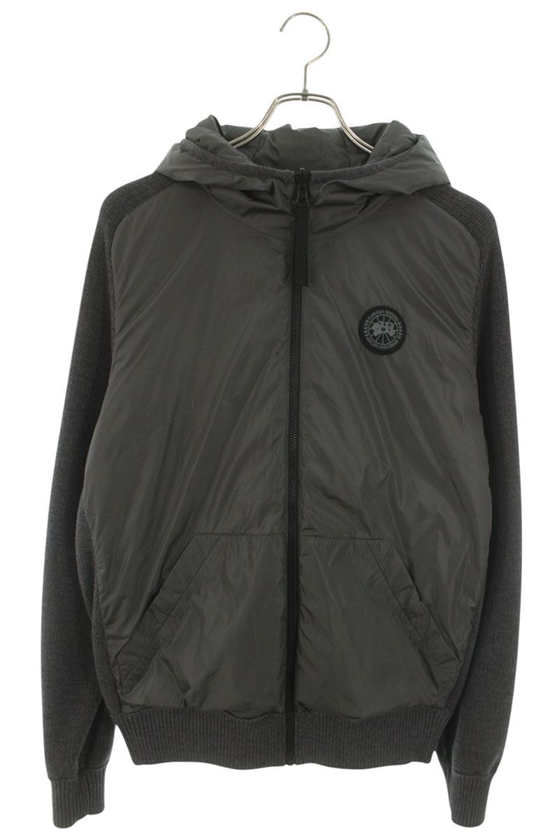 CANADA GOOSE Reversible Down Blouson Knit Sleeves Size L