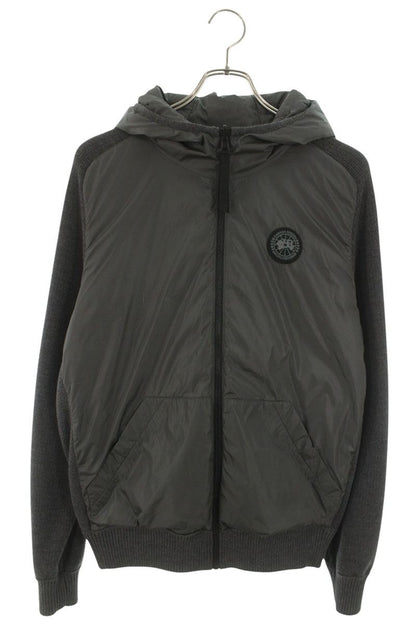 CANADA GOOSE Reversible Down Blouson Knit Sleeves Size L