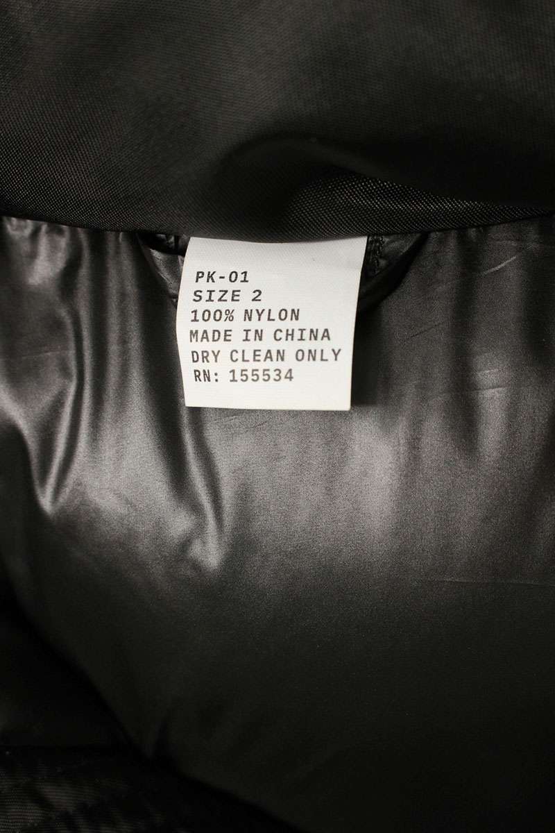 YEEZY Faux Fur Puffer Hooded Blouson Black Size M