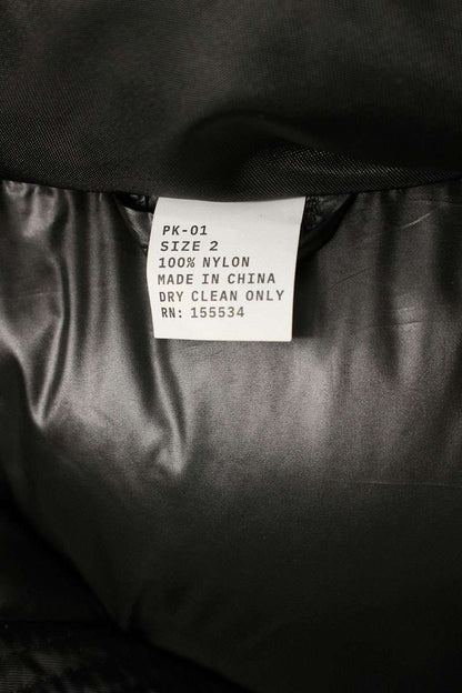YEEZY Faux Fur Puffer Hooded Blouson Black Size M