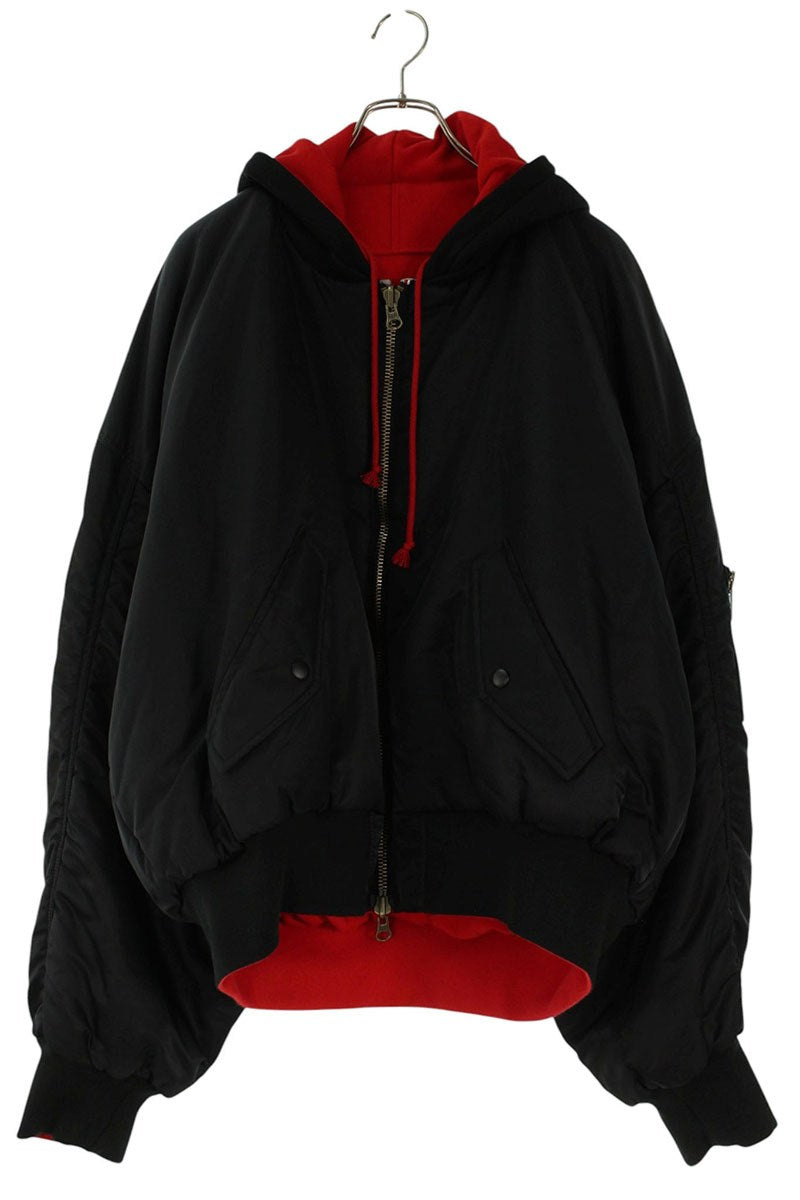 PROJECT G/R Hooded Blouson Black x Red Size 3