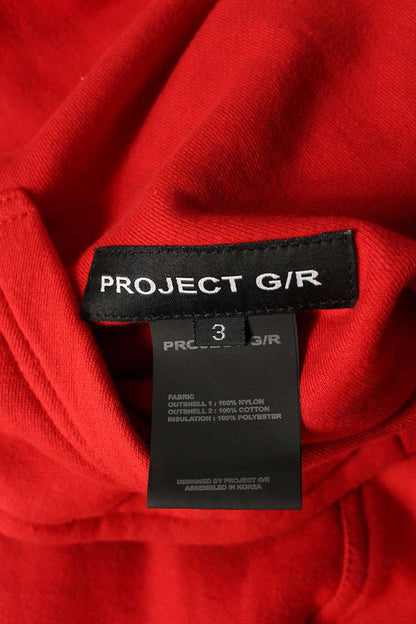 PROJECT G/R Hooded Blouson Black x Red Size 3