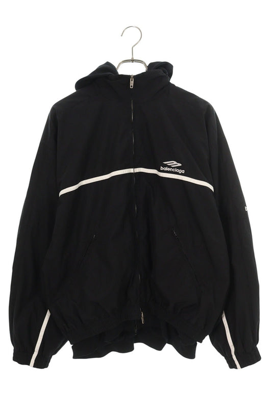 BALENCIAGA 24SS Hood Layered Track Blouson Size XS