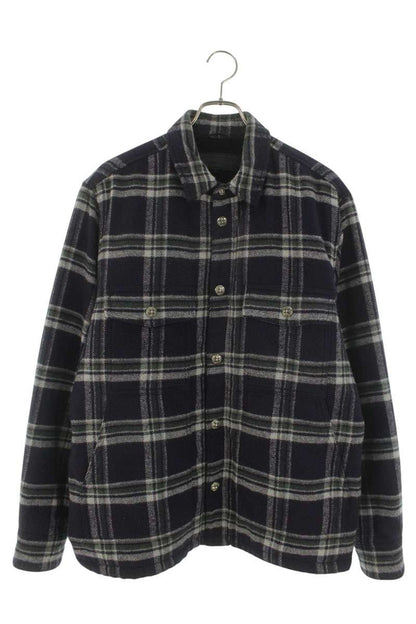 Chrome Hearts Check Boa Lined Cross Button Jacket Size L