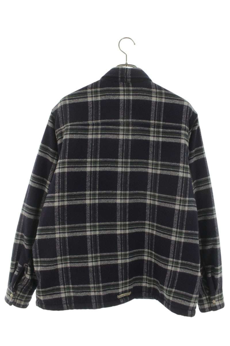 Chrome Hearts Check Boa Lined Cross Button Jacket Size L