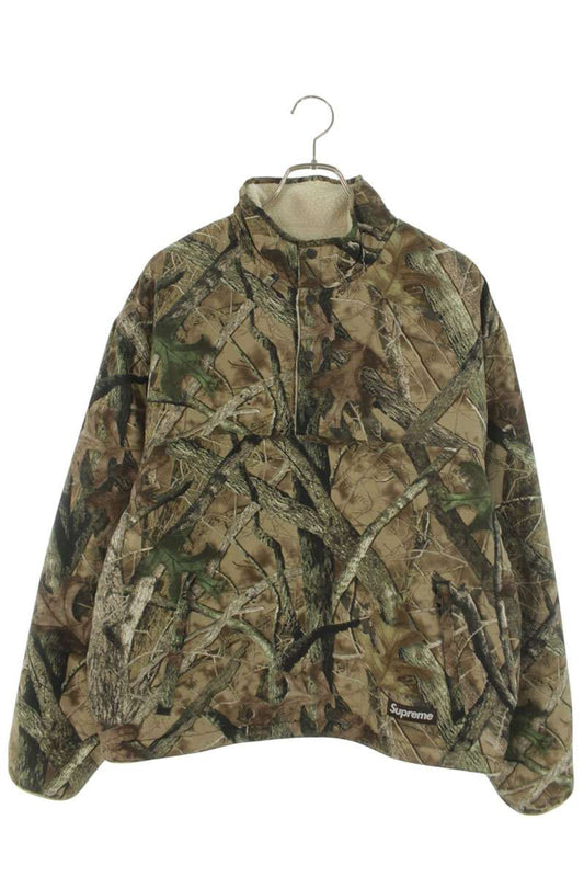 Supreme 24AW Polartec Shearling Reversible Pullover Blouson Brown x White Size M