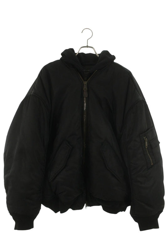 BALENCIAGA 23SS Paris All In Bomber Jacket Black Size XS