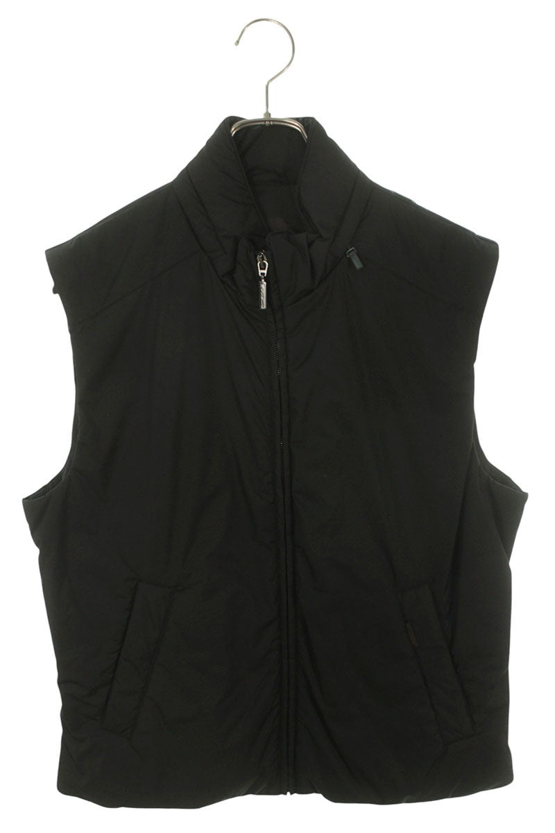 MooRER Padded Nylon Zip Vest Black Size L