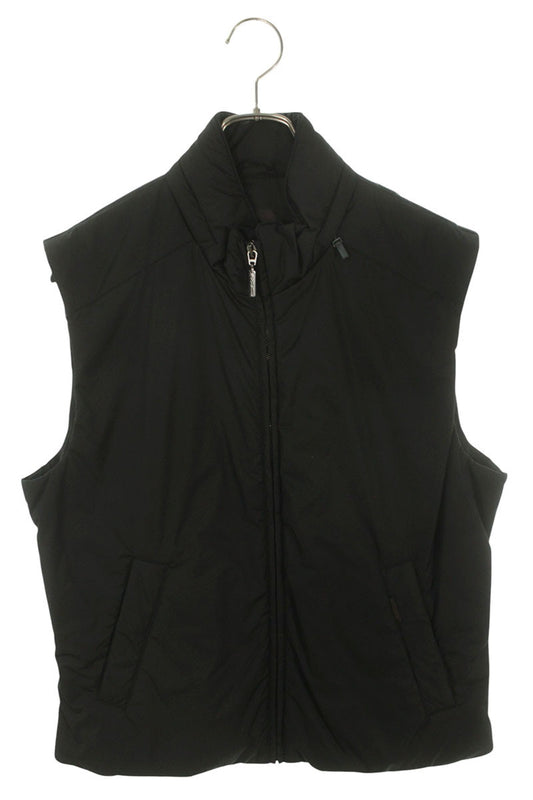 MooRER Padded Nylon Zip Vest Black Size L