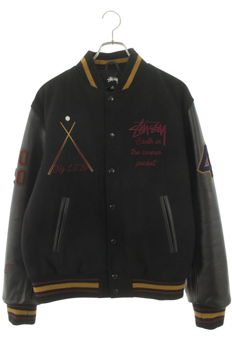 STUSSY Anniversary Varsity Blouson Black Size M