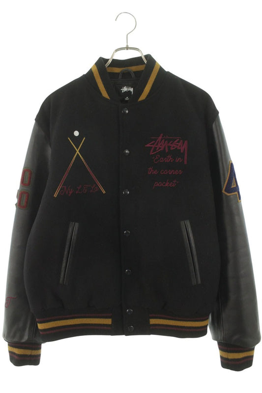 STUSSY Anniversary Varsity Blouson Black Size M