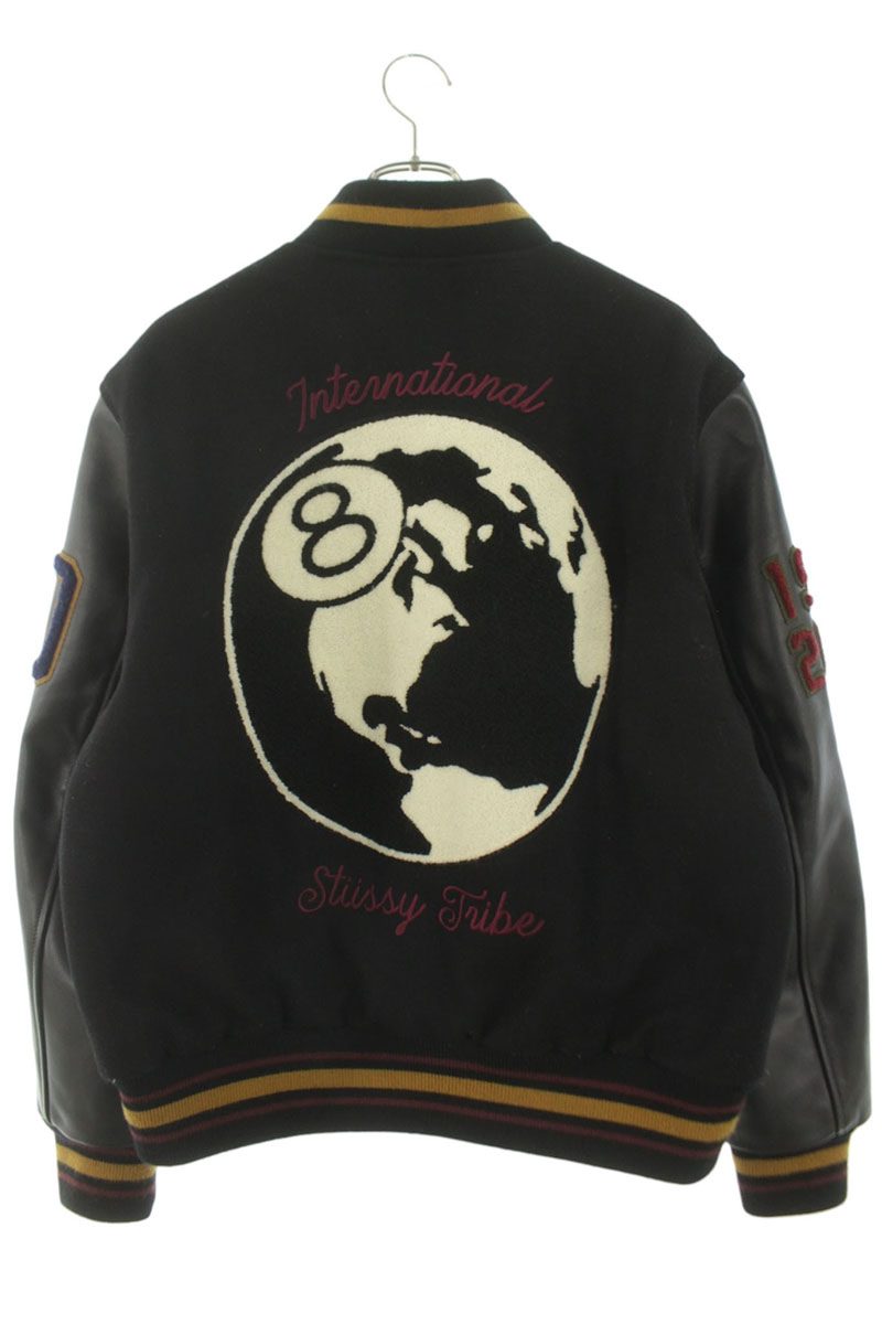 STUSSY Anniversary Varsity Blouson Black Size M
