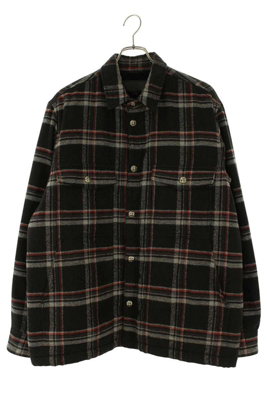 Chrome Hearts WORK DOG Plaid Boa Lined Jacket Multi Size XL
