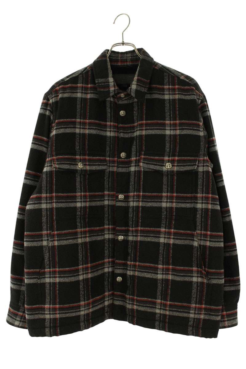Chrome Hearts WORK DOG Plaid Boa Lined Jacket Multi Size XL
