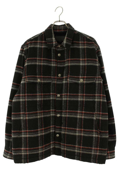 Chrome Hearts WORK DOG Plaid Boa Lined Jacket Multi Size XL