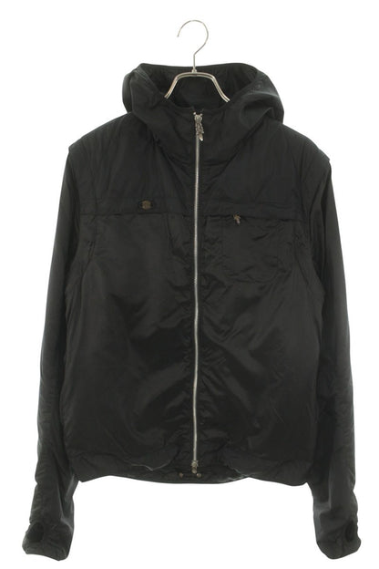 Chrome Hearts Hooded Cross Patch Padded Jacket Size M
