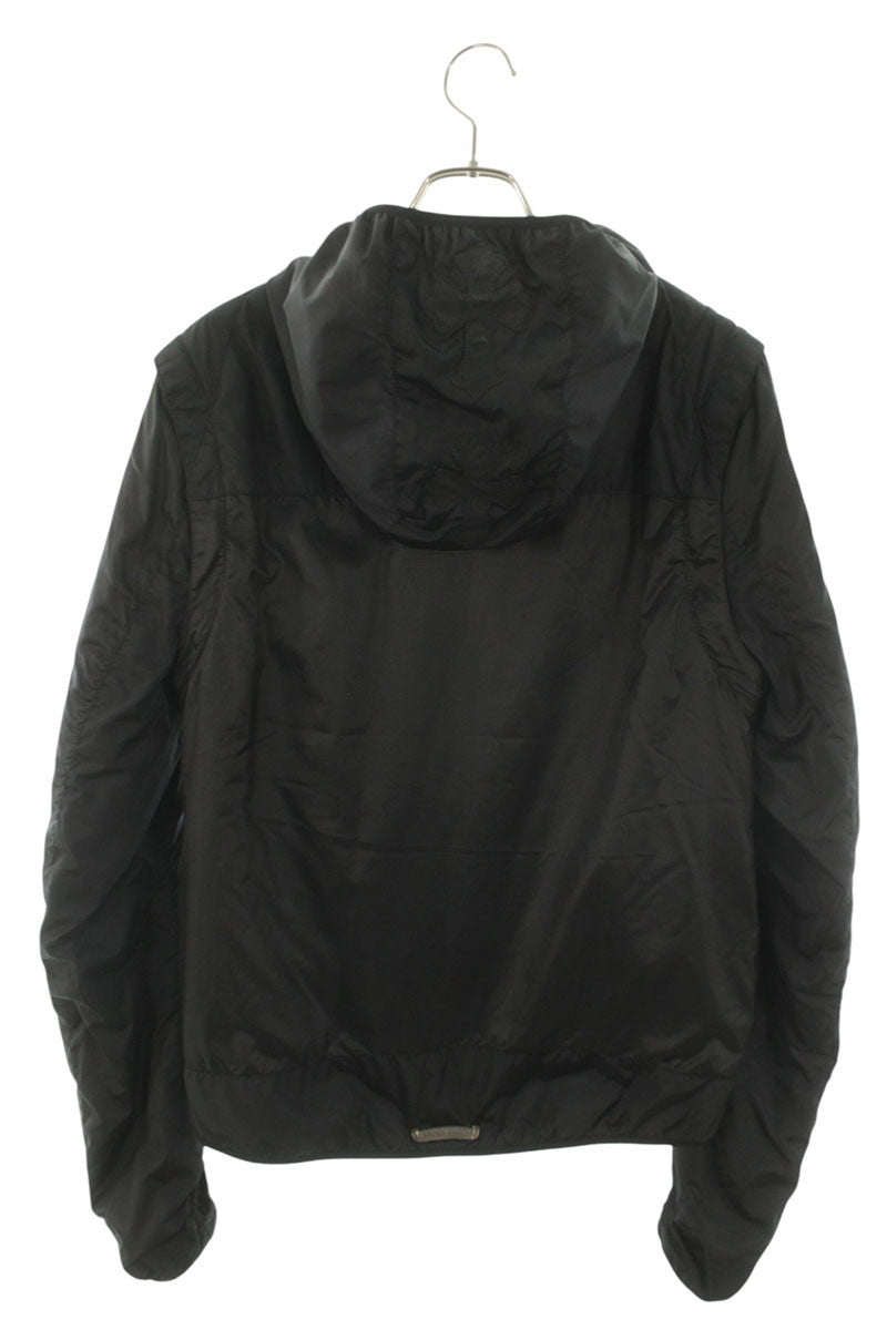 Chrome Hearts Hooded Cross Patch Padded Jacket Size M