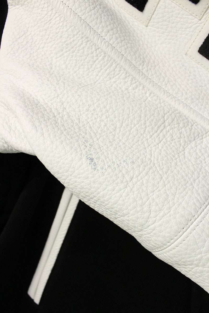 Chrome Hearts VARSITY 33 Cross Patch Leather Sleeve Size L