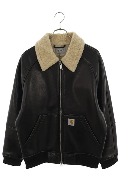 Carhartt 26SS Faux Leather Sherpa Jacket Black Size M