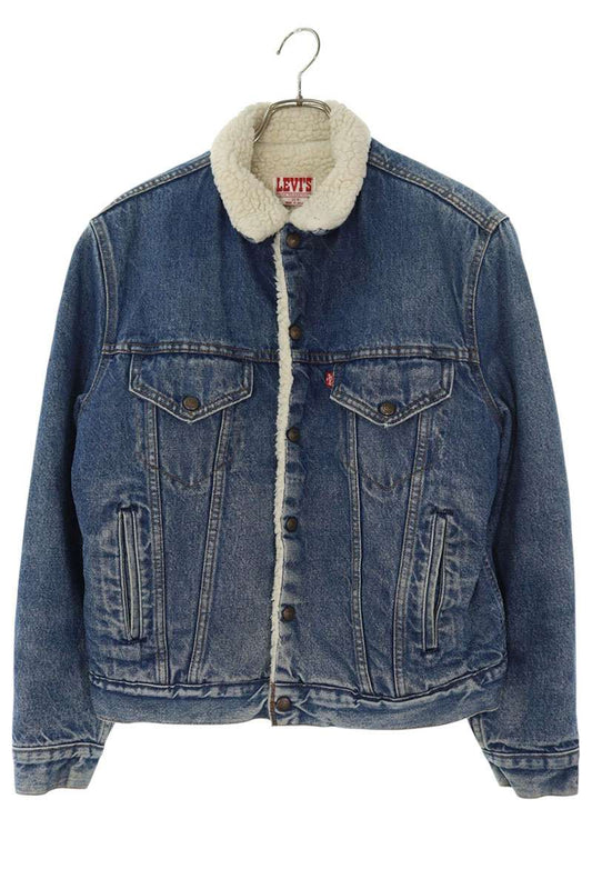 LEVI'S Denim Sherpa Lined Blouson Blue Size 38R