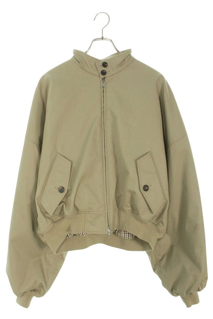 BALENCIAGA Cotton Swing Top Jacket Beige Size L