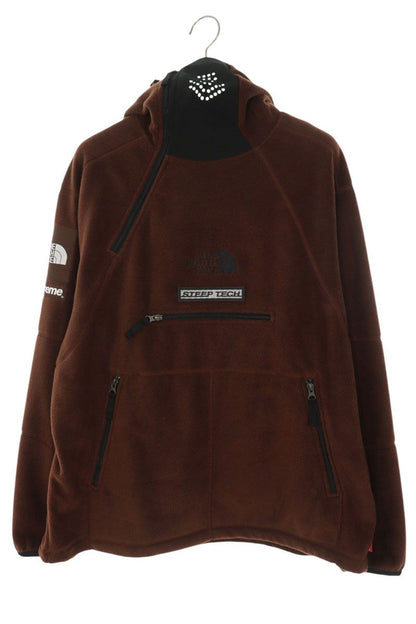 SUPREME x TNF 22AW Steep Tech Fleece Pullover Brown Size L